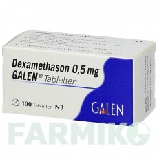 ДЕКСАМЕТАЗОН (DEXAMETHASON) 0,5 мг таблетки 100 шт - Дексаметазон GALENPHARMA