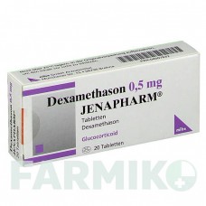 ДЕКСАМЕТАЗОН (DEXAMETHASON) 0,5 мг таблетки 20 шт - Дексаметазон MIBE