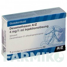 ДЕКСАМЕТАЗОН (DEXAMETHASON) 4 мг/1 мл ампули 3 шт - Дексаметазон ABZ PHARMA
