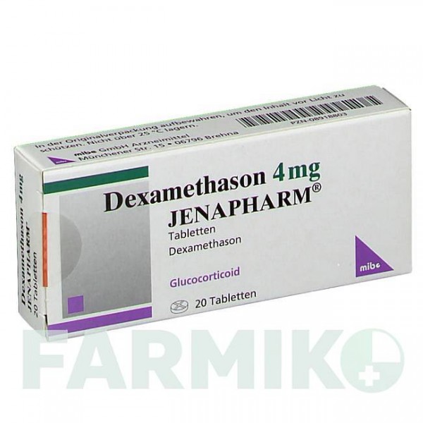 ДЕКСАМЕТАЗОН (DEXAMETHASON) 4 мг таблетки 20 шт - Дексаметазон MIBE