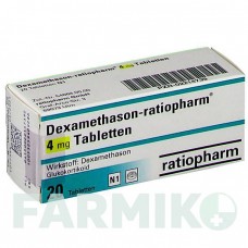 ДЕКСАМЕТАЗОН (DEXAMETHASON) 4 мг таблетки 20 шт - Дексаметазон RATIOPHARM