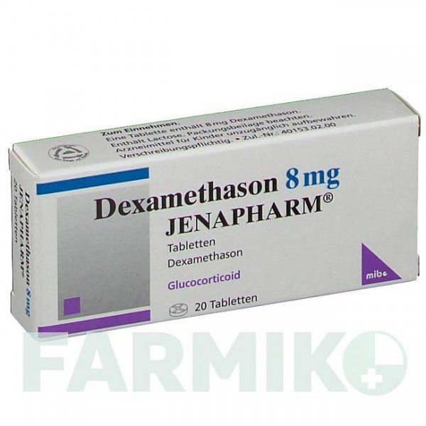 ДЕКСАМЕТАЗОН (DEXAMETHASON) 8 мг таблетки 20 шт - Дексаметазон MIBE