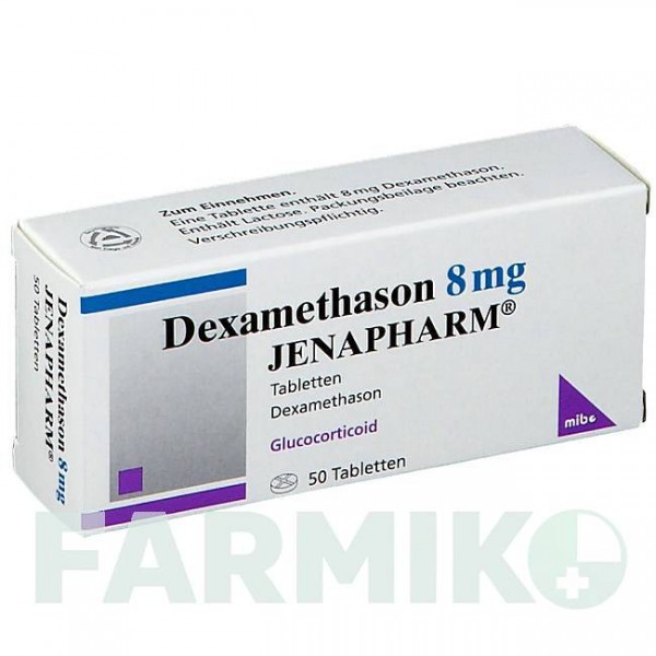 ДЕКСАМЕТАЗОН (DEXAMETHASON) 8 мг таблетки 50 шт - Дексаметазон MIBE