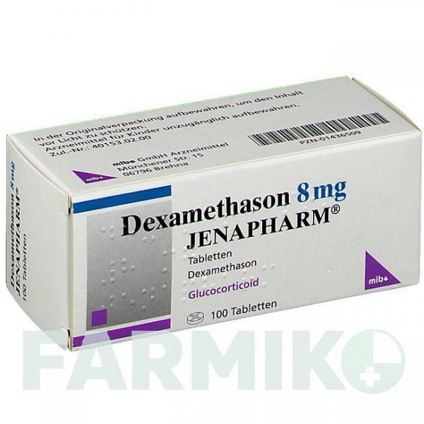 ДЕКСАМЕТАЗОН (DEXAMETHASON) 8 мг таблетки 100 шт - Дексаметазон MIBE