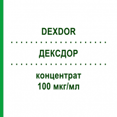 ДЕКСДОР (DEXDOR) 100 мкг/мл концентрат 4x4 мл - Дексмедетомидин ORION