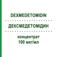 ДЕКСМЕДЕТОМІДИН (DEXMEDETOMIDIN) 100 мкг/мл концентрат 5x4 мл - Дексмедетомідин EVER PHARMA