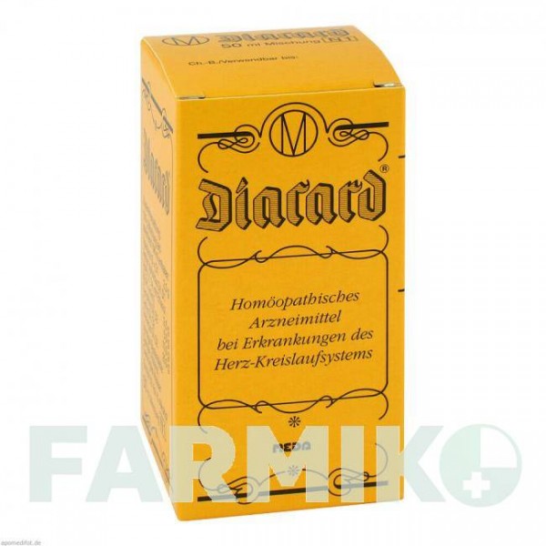 ДІАКАРД (DIACARD) рідина 50 мл - Гомеопатія MEDA PHARMA