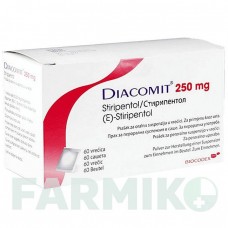 ДИАКОМИТ (DIACOMIT) 250 мг порошок 60 шт - Стирипентол DESITIN