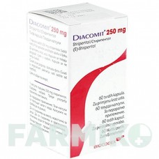 ДИАКОМИТ (DIACOMIT) 250 мг капсулы 60 шт - Стирипентол DESITIN