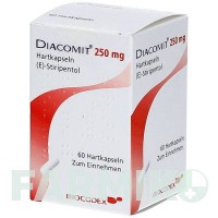 ДИАКОМИТ (DIACOMIT) 250 мг капсулы 60 шт - Стирипентол ORIFARM