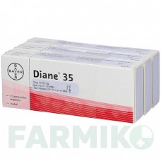 ДІАНЕ (DIANE) 35 таблетки 3x21 шт - Ципротерон, Естроген EMRA-MED