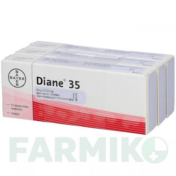 ДИАНЕ (DIANE) 35 таблетки 3x21 шт - Ципротерон, Эстроген EMRA-MED