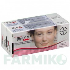 ДІАНЕ (DIANE) 35 таблетки 6x21 шт - Ципротерон, Естроген EMRA-MED