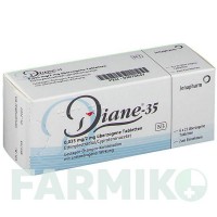 ДИАНЕ (DIANE) 35 таблетки 6x21 шт - Ципротерон, Эстроген JENAPHARM