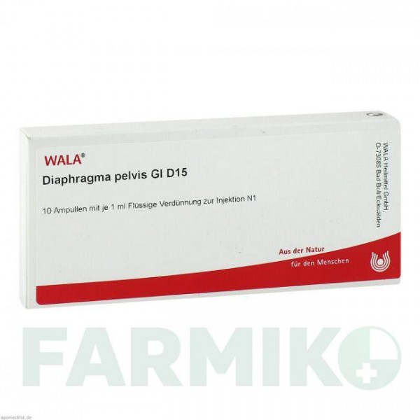 ДИАФРАГМА (DIAPHRAGMA) D 15 ампулы 10x1 мл - Гомеопатия WALA HEILMITTEL