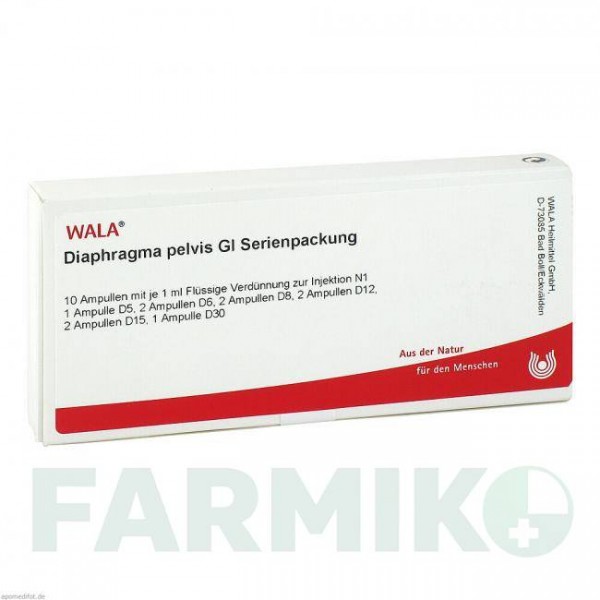 ДІАФРАГМА (DIAPHRAGMA) ампули 10x1 мл - Гомеопатія WALA HEILMITTEL