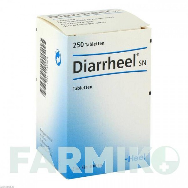 ДІАРХЕЛЬ (DIARRHEEL) таблетки 250 шт - Гомеопатія BIOLOGISCHE HEILMITTEL HEEL