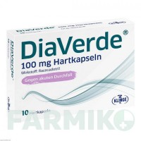 ДИАВЕРДЕ (DIAVERDE) 100 мг капсулы 10 шт - Рацекадотрил KLINGE PHARMA