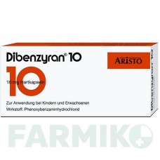 ДИБЕНЗИРАН (DIBENZYRAN) 10 мг капсулы 30 шт - Феноксибензамин ARISTO PHARMA