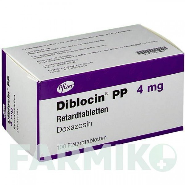 ДИБЛОЦИН (DIBLOCIN) 4 мг таблетки 100 шт - Доксазозин VIATRIS