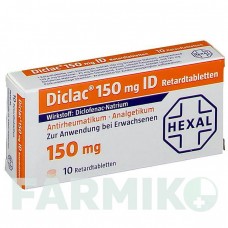 ДИКЛАК (DICLAC) 150 таблетки 10 шт - Диклофенак HEXAL