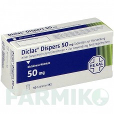 ДИКЛАК (DICLAC) таблетки 50 шт - Диклофенак HEXAL