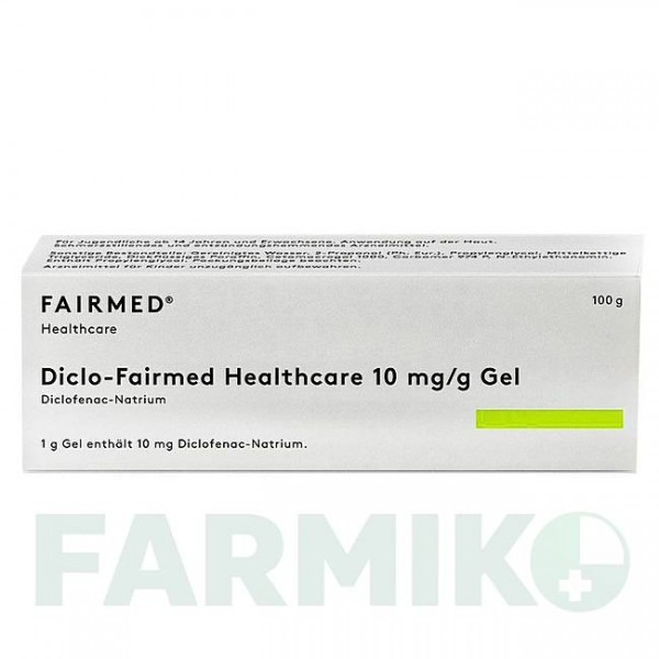 ДИКЛО (DICLO) 10 мг/г гель 100 г - Диклофенак FAIRMED HEALTHCARE