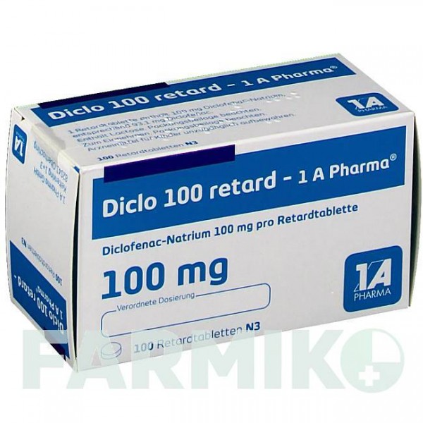 ДИКЛО (DICLO) 100 таблетки 100 шт - Диклофенак 1 A PHARMA