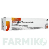 ДИКЛО (DICLO) 20 мг/г гель 60 г - Диклофенак ZENTIVA