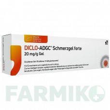 ДИКЛО (DICLO) 20 мг/г гель 150 г - Диклофенак ZENTIVA