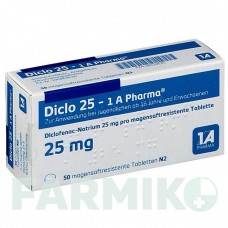 ДИКЛО (DICLO) 25 таблетки 50 шт - Диклофенак 1 A PHARMA