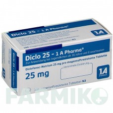 ДИКЛО (DICLO) 25 таблетки 100 шт - Диклофенак 1 A PHARMA
