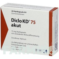 ДИКЛО (DICLO) 75 капсулы 20 шт - Диклофенак DR.KADE