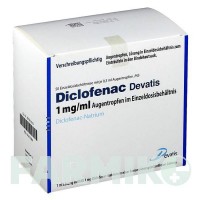 ДИКЛОФЕНАК (DICLOFENAC) 1 мг/мл доз краплі 50x0,3 мл - Диклофенак DEVATIS