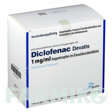 ДИКЛОФЕНАК (DICLOFENAC) 1 мг/мл доз краплі 50x0,3 мл - Диклофенак DEVATIS