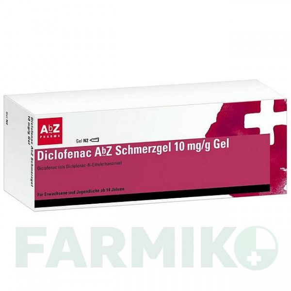 ДИКЛОФЕНАК (DICLOFENAC) 10 мг/г гель 150 г - Диклофенак ABZ PHARMA