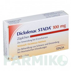 ДИКЛОФЕНАК (DICLOFENAC) 100 мг супозиторії 10 шт - Диклофенак STADAPHARM