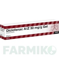 ДИКЛОФЕНАК (DICLOFENAC) 30 мг/г гель 25 г - Диклофенак ABZ PHARMA