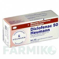 ДИКЛОФЕНАК (DICLOFENAC) 50 таблетки 50 шт - Диклофенак HEUMANN PHARMA
