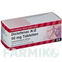 ДИКЛОФЕНАК (DICLOFENAC) 50 мг таблетки 50 шт - Диклофенак ABZ PHARMA