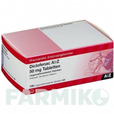 ДИКЛОФЕНАК (DICLOFENAC) 50 мг таблетки 100 шт - Диклофенак ABZ PHARMA