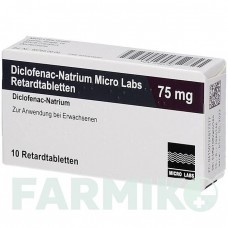 ДИКЛОФЕНАК (DICLOFENAC) 75 мг таблетки 10 шт - Диклофенак MICRO LABS
