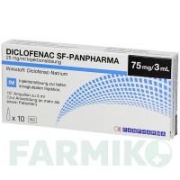 ДИКЛОФЕНАК (DICLOFENAC) розчин 10x3 мл - Диклофенак PANPHARMA