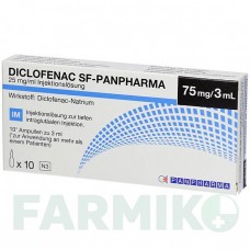 ДИКЛОФЕНАК (DICLOFENAC) розчин 10x3 мл - Диклофенак PANPHARMA