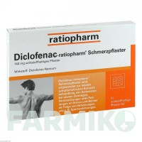 ДИКЛОФЕНАК (DICLOFENAC) пластырь 10 шт - Диклофенак RATIOPHARM