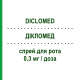 ДИКЛОМЕД (DICLOMED) 0,3 мг/доза спрей оральный 15 мл - Активные вещества FARMAKA