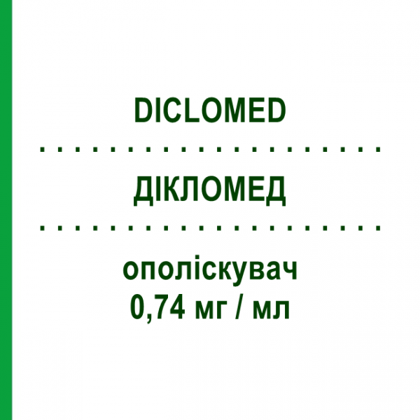 ДИКЛОМЕД (DICLOMED) 0,74 мг/мл ополаскиватель 200 мл - Активные вещества FARMAKA