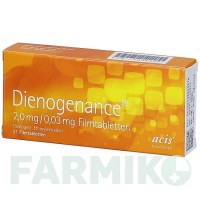 ДІЄНОГЕНАНС (DIENOGENANCE) 2,0 мг/0,03 мг таблетки 21 шт - Дієногест, Етинілестрадіол ACIS