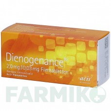 ДІЄНОГЕНАНС (DIENOGENANCE) 2,0 мг/0,03 мг таблетки 6x21 шт - Дієногест, Етинілестрадіол ACIS