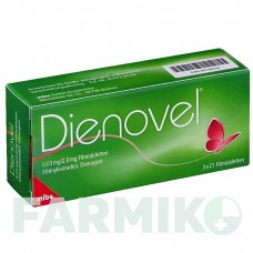 ДИЕНОВЕЛЬ (DIENOVEL) 0,03 мг/2,0 мг таблетки 3x21 шт - Антиандроген, Эстроген MIBE